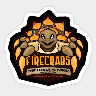 Firecrabs Sticker